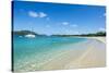 Long bay beach, Beef island, Tortola, British Virgin Islands, West Indies, Caribbean, Central Ameri-Michael Runkel-Stretched Canvas