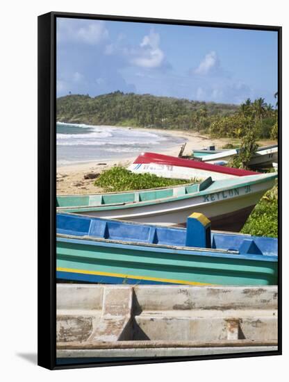 Long Bay, Big Corn Island, Corn Islands, Nicaragua, Central America-Jane Sweeney-Framed Stretched Canvas