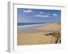 Long Beach and Coastline, Perranporth, North Cornwall, England, United Kingdom, Europe-Neale Clark-Framed Photographic Print