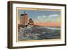 Long Beach, CA - Swimmers by Villa Riviera & Pacific Coast Club-Lantern Press-Framed Art Print