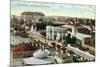 Long Beach, California - Aerial Panoramic View of the Pike-Lantern Press-Mounted Art Print