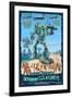 Long Beach, California - Atlantean Invaders-Lantern Press-Framed Art Print