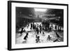 Long Beach, California - Bath House Plunge Interior Photograph-Lantern Press-Framed Art Print