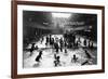 Long Beach, California - Bath House Plunge Interior Photograph-Lantern Press-Framed Art Print