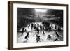 Long Beach, California - Bath House Plunge Interior Photograph-Lantern Press-Framed Art Print