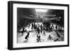 Long Beach, California - Bath House Plunge Interior Photograph-Lantern Press-Framed Art Print