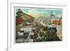 Long Beach, California - Crowds Along the Pike-Lantern Press-Framed Art Print