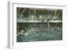 Long Beach, California - General Interior View of the Plunge-Lantern Press-Framed Art Print