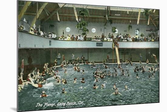 Long Beach, California - General Interior View of the Plunge-Lantern Press-Mounted Art Print