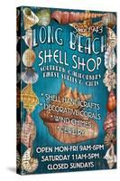 Long Beach, California - Shell Shop-Lantern Press-Stretched Canvas