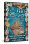 Long Beach, California - Shell Shop-Lantern Press-Stretched Canvas