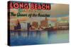 Long Beach, California - The Queen of Beaches-Lantern Press-Stretched Canvas