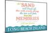 Long Beach Island, New Jersey - Beach Memories Last Forever-Lantern Press-Mounted Art Print