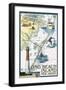 Long Beach Island, New Jersey - Nautical Chart-Lantern Press-Framed Art Print