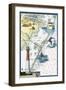 Long Beach Island, New Jersey - Nautical Chart-Lantern Press-Framed Art Print