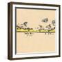 Long Beach Island, New Jersey - Vintage Map (square) 2 of 4-Lantern Press-Framed Art Print