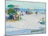 Long Beach (Or Good Old Summertime), C. 1922 (Oil on Canvas)-Edward Henry Potthast-Mounted Giclee Print