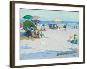 Long Beach (Or Good Old Summertime), C. 1922 (Oil on Canvas)-Edward Henry Potthast-Framed Giclee Print