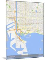 Long Beach, United States of America Map-null-Mounted Poster