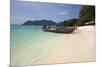 Long Beach with Long-Tail Boats, Koh Phi Phi, Krabi Province, Thailand, Southeast Asia, Asia-Stuart Black-Mounted Photographic Print