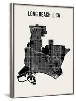 Long Beach-Mr City Printing-Framed Art Print