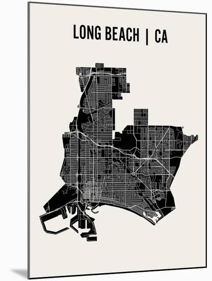 Long Beach-Mr City Printing-Mounted Art Print