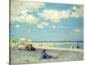 Long Beach-Edward Henry Potthast-Stretched Canvas