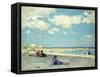 Long Beach-Edward Henry Potthast-Framed Stretched Canvas