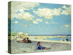 Long Beach-Edward Henry Potthast-Stretched Canvas