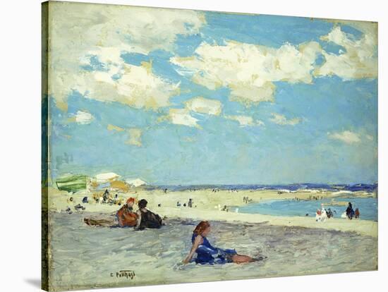 Long Beach-Edward Henry Potthast-Stretched Canvas