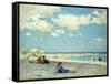 Long Beach-Edward Henry Potthast-Framed Stretched Canvas