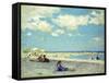 Long Beach-Edward Henry Potthast-Framed Stretched Canvas