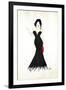 Long Black Dress Two-OnRei-Framed Art Print