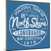 Long Board Competition Haleiwa-null-Mounted Art Print