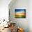 Long Country Road to Sunset-null-Mounted Art Print displayed on a wall