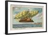 Long Distance Airship in the Year 2000-null-Framed Giclee Print