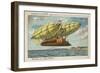 Long Distance Airship in the Year 2000-null-Framed Giclee Print