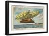 Long Distance Airship in the Year 2000-null-Framed Giclee Print