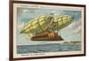 Long Distance Airship in the Year 2000-null-Framed Giclee Print