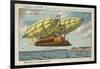 Long Distance Airship in the Year 2000-null-Framed Giclee Print