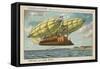 Long Distance Airship in the Year 2000-null-Framed Stretched Canvas