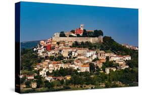 Long distance view, Motovun, Croatia, Europe-Richard Maschmeyer-Stretched Canvas