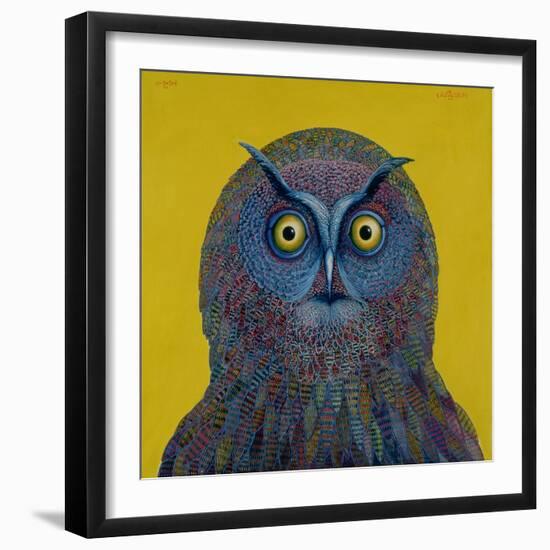 Long-Eared Owl, 1996-Tamas Galambos-Framed Giclee Print