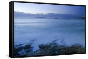 Long Exposure at the Coast of Baiona, Galicia, Spain-ruivalesousa-Framed Stretched Canvas