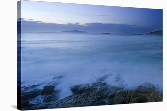 Long Exposure at the Coast of Baiona, Galicia, Spain-ruivalesousa-Stretched Canvas