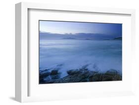 Long Exposure at the Coast of Baiona, Galicia, Spain-ruivalesousa-Framed Photographic Print