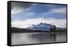 Long exposure landscape of the Two Jack Lake in the Banff National Park, UNESCO World Heritage Site-JIA JIAHE-Framed Stretched Canvas