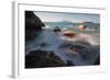 Long Exposure of a Rocky Bay on Ilha Grande-Alex Saberi-Framed Photographic Print