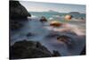 Long Exposure of a Rocky Bay on Ilha Grande-Alex Saberi-Stretched Canvas