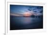 Long exposure of Clearwater Beach Pier, Florida. At sunset-Sheila Haddad-Framed Photographic Print